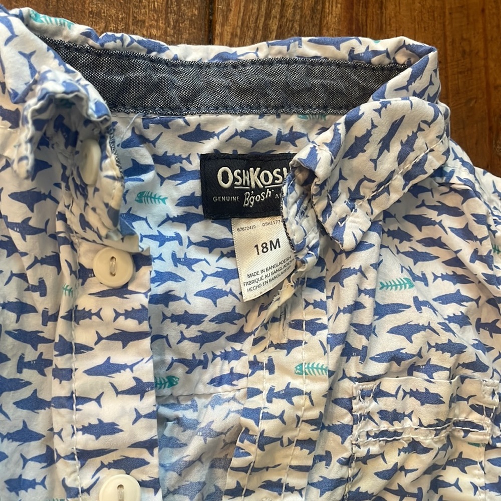 Shark Button Down - Picture 2 of 2